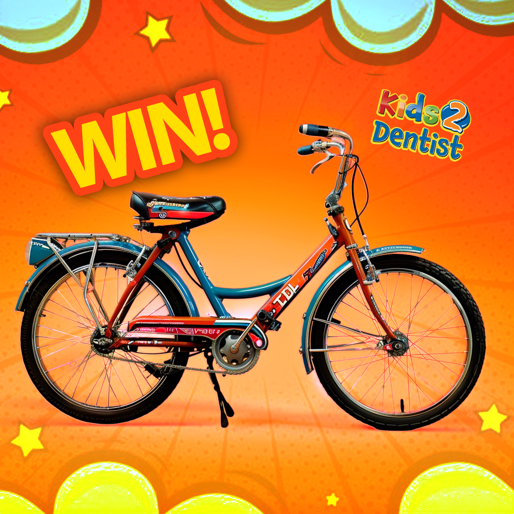 Win a Bike Contest at Kids2Dentist